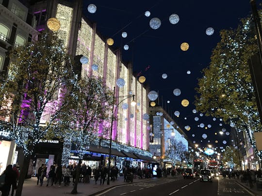 London Christmas Lights Open-Top Bus Tour