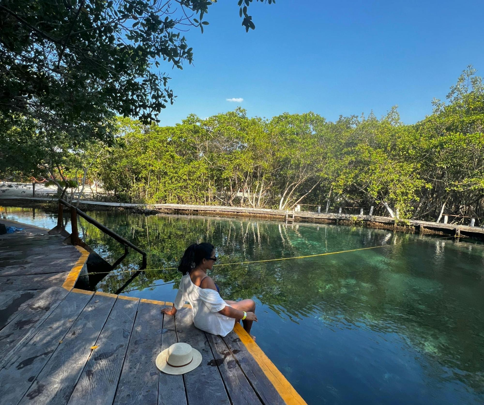 Full-day guided boat tour to Holbox and Passion Islands