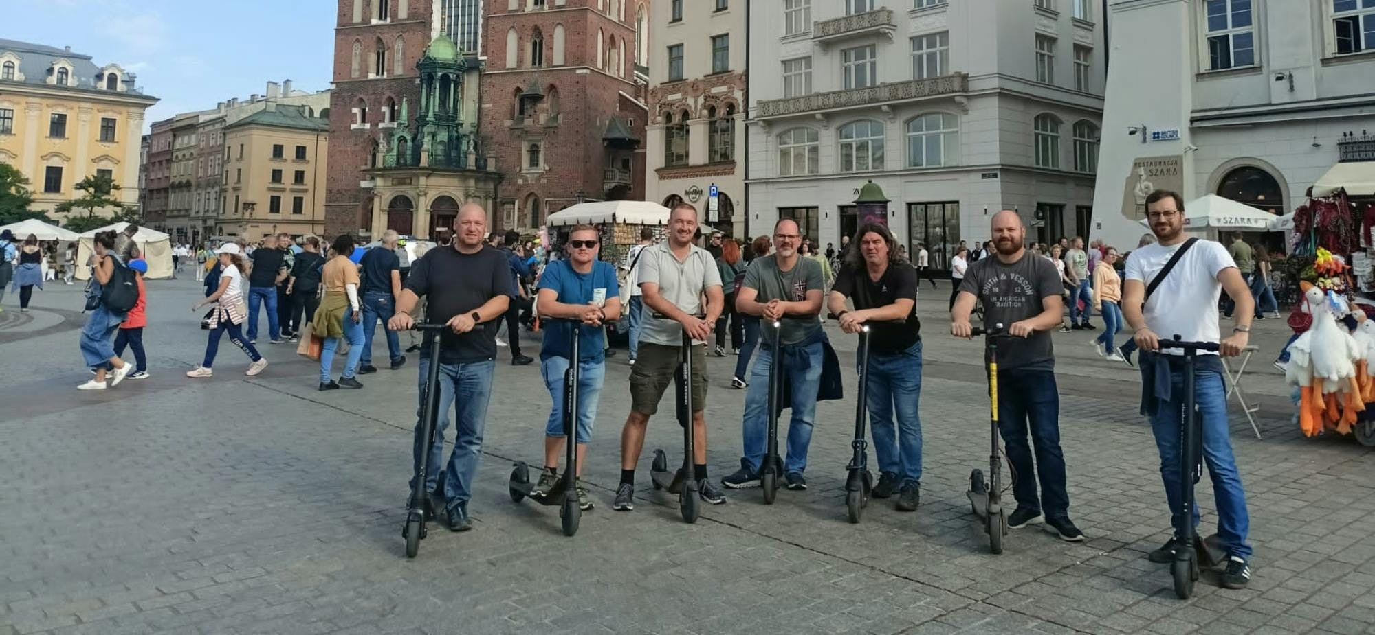 60-Minute Electric Scooter Rental in Krakow