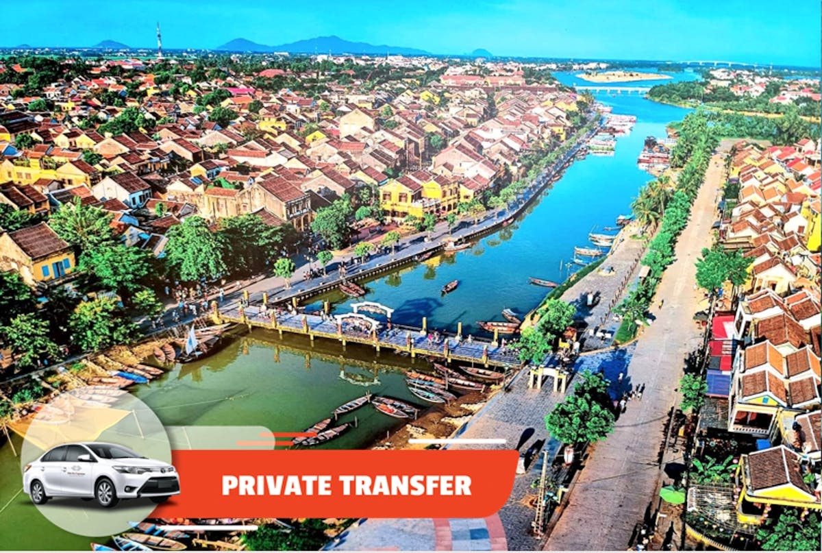 Privévervoer van het stadscentrum van Da Nang naar het stadscentrum van Hoi An