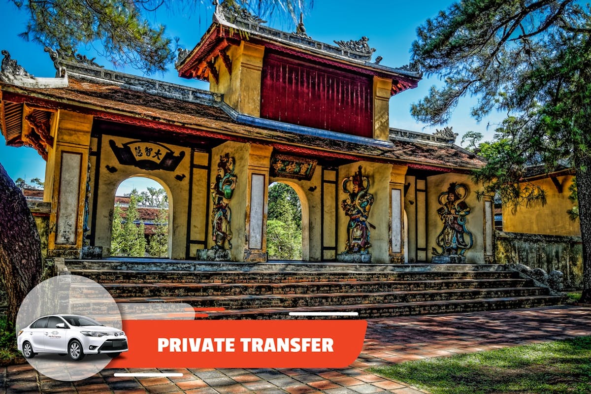 Privévervoer van het stadscentrum van Da Nang naar het stadscentrum van Hue