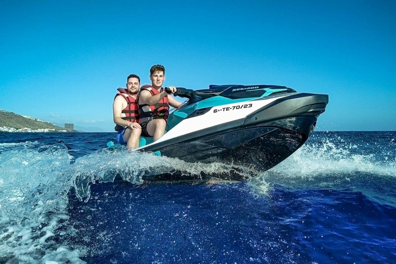 Jet-skiing from Radazul in Tenerife