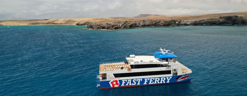 Bilhete de ferry de ida e volta de Fuerteventura para Lanzarote