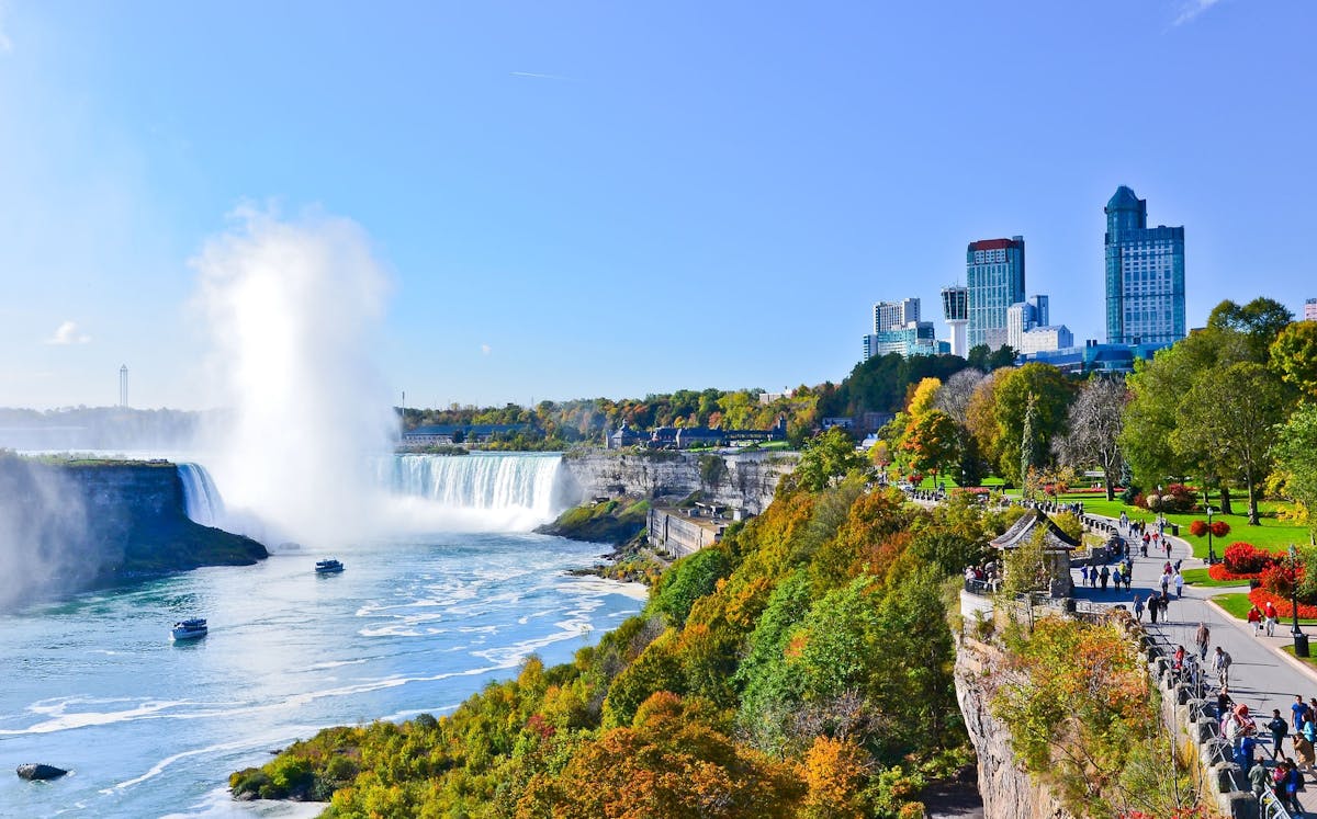 Dagtocht naar de Niagarawatervallen vanaf New York met optionele boottocht