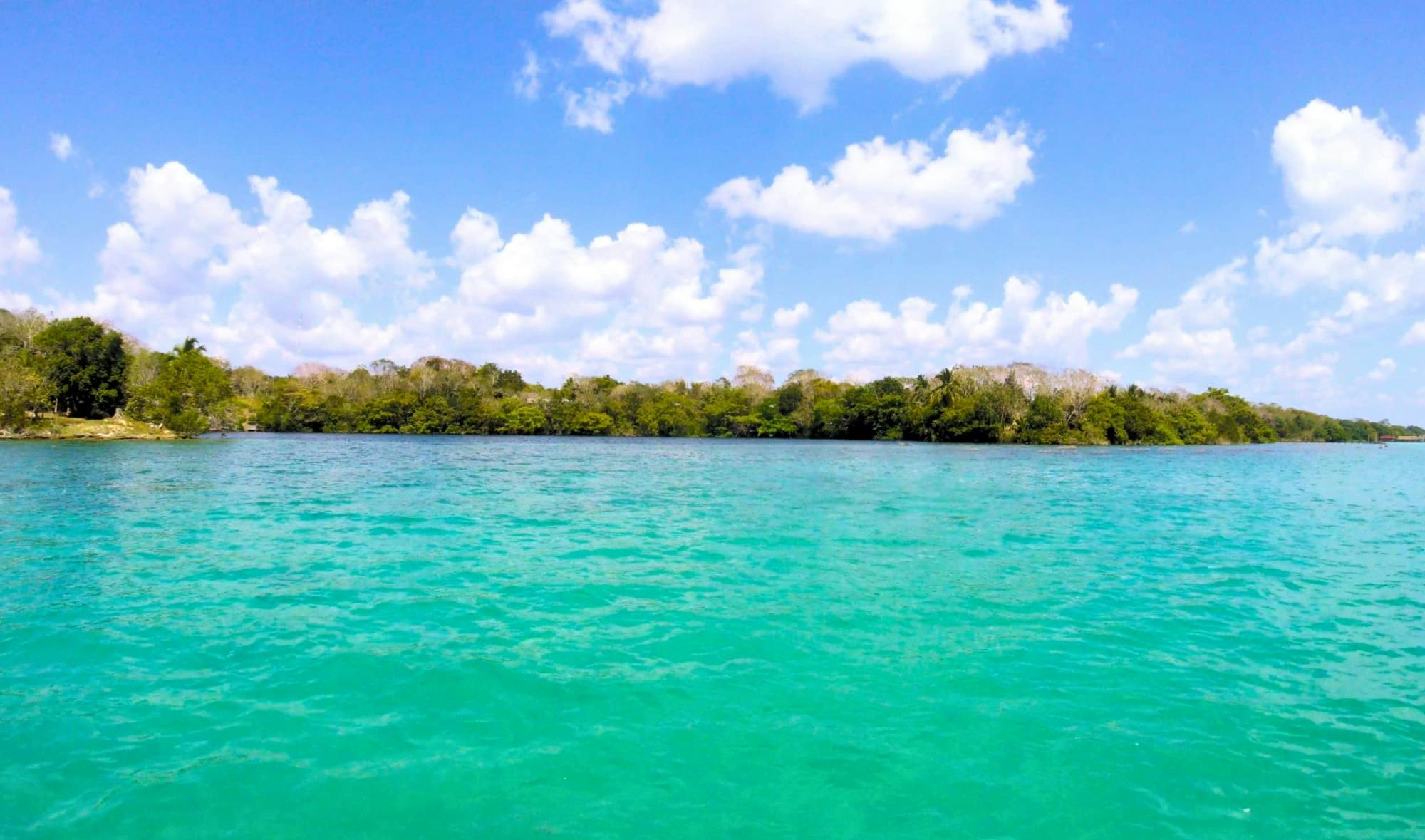 Bacalar Lagoon of Seven Colours