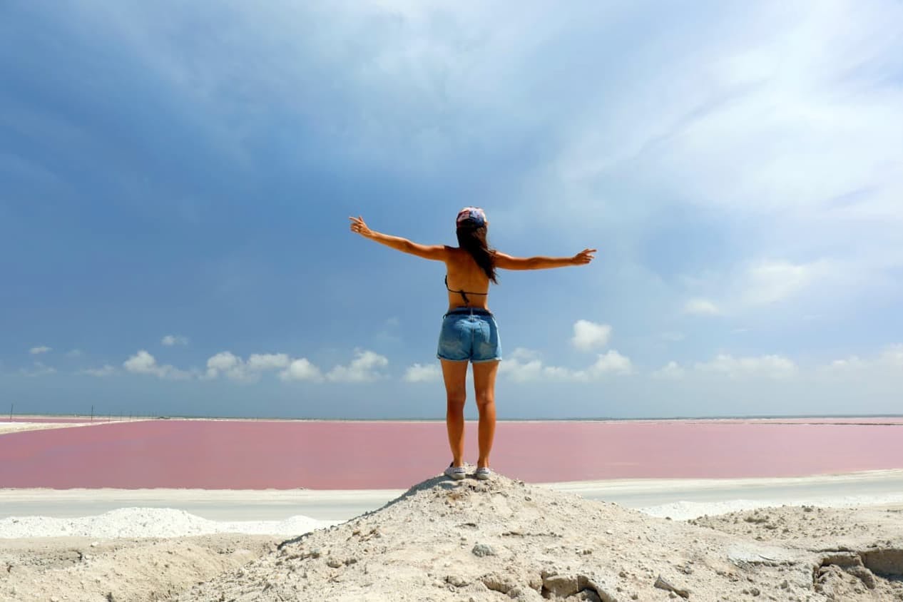 Las Coloradas en Rio Lagartos tour