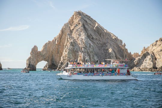 Cabo San Lucas Bootsfahrt bei Sonnenuntergang mit Fajita-Abendessen