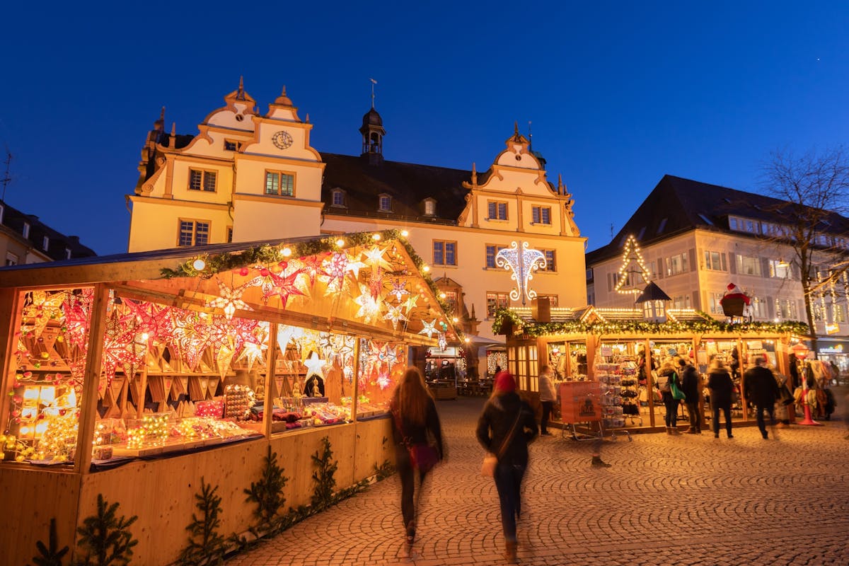 Adventsrondleiding door Darmstadt met glühwein en hapje