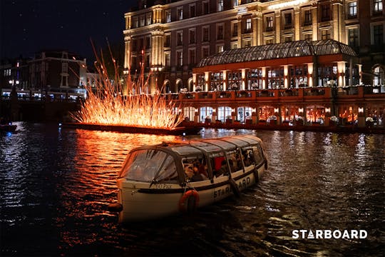 Crucero con barra libre por el Festival de la Luz de Ámsterdam