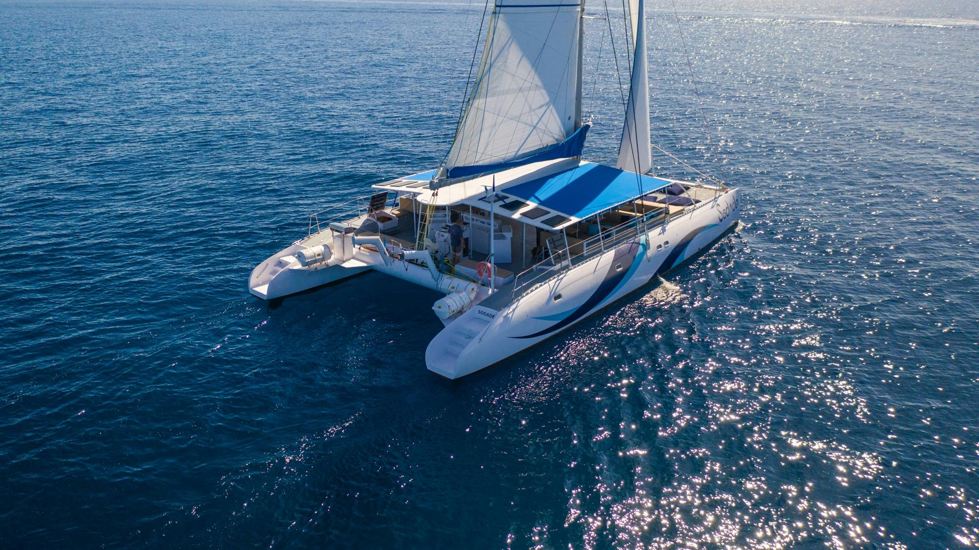 Sal Island all-inclusive adults-only catamaran cruise