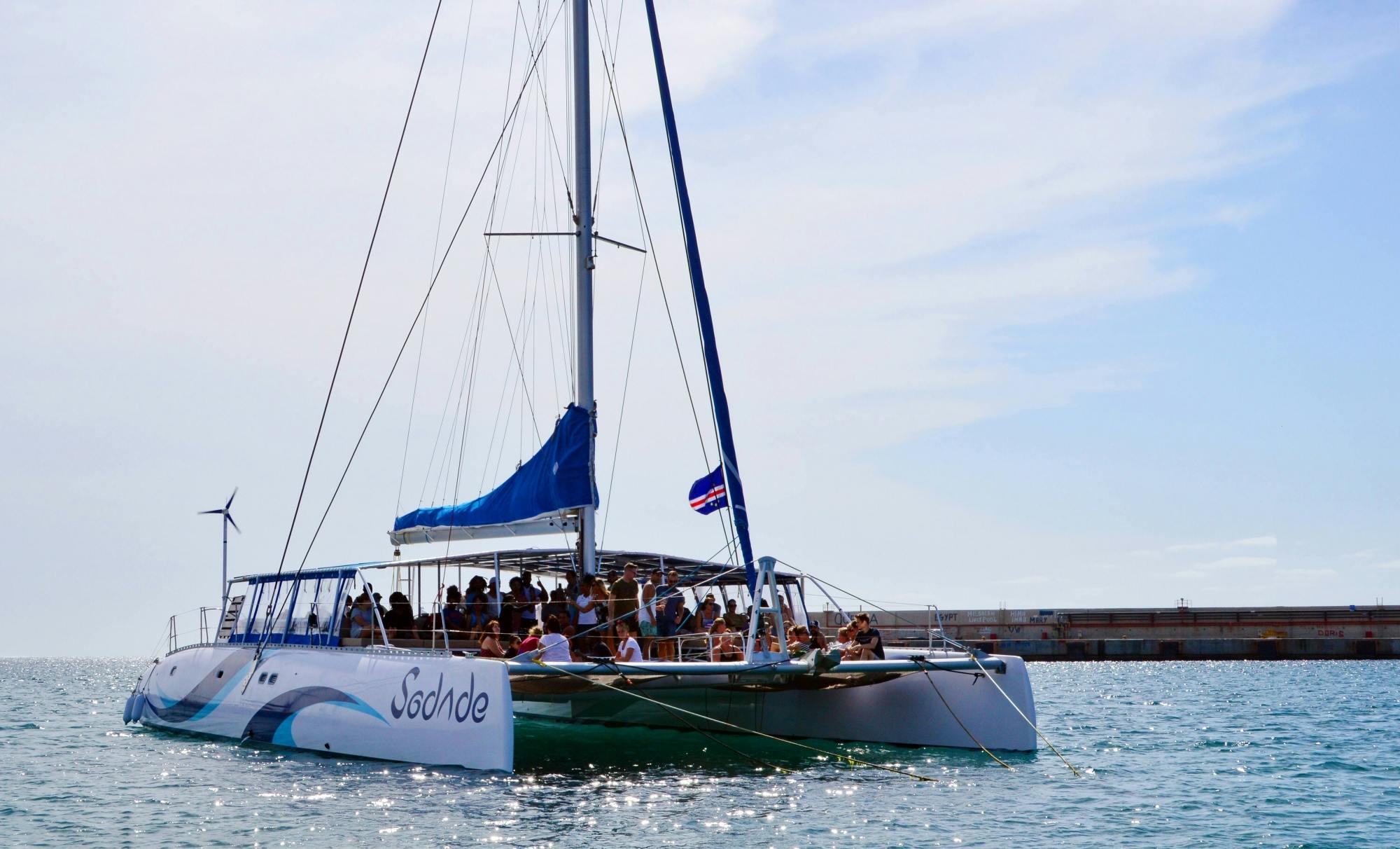 Sal Island Catamaran Cruise with All-inclusive Drinks and Snacks