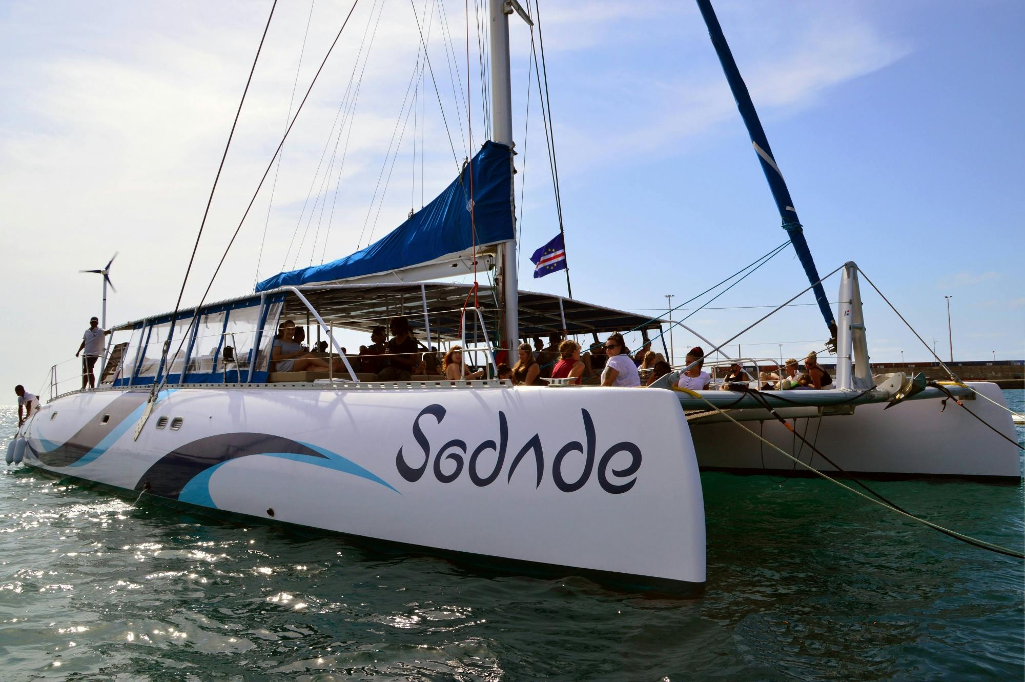 Sal Island all-inclusive adults-only catamaran cruise