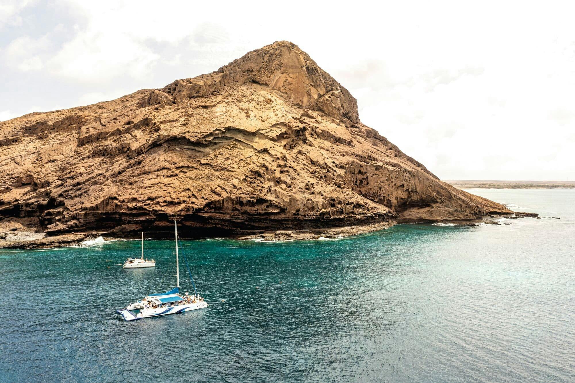 Sal Island all-inclusive adults-only catamaran cruise