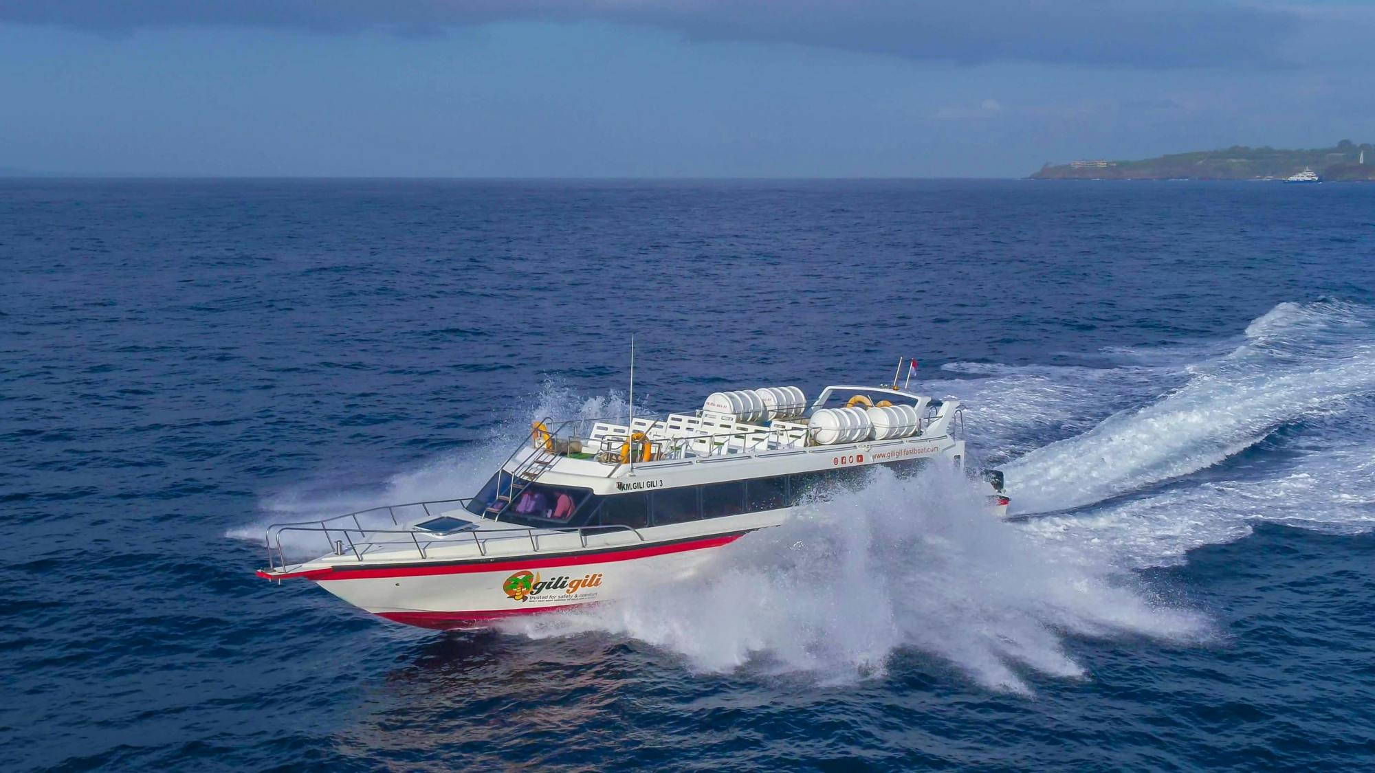 Fast Boat from Padang Bai to Lombok, Gili Trawangan & Gili Air