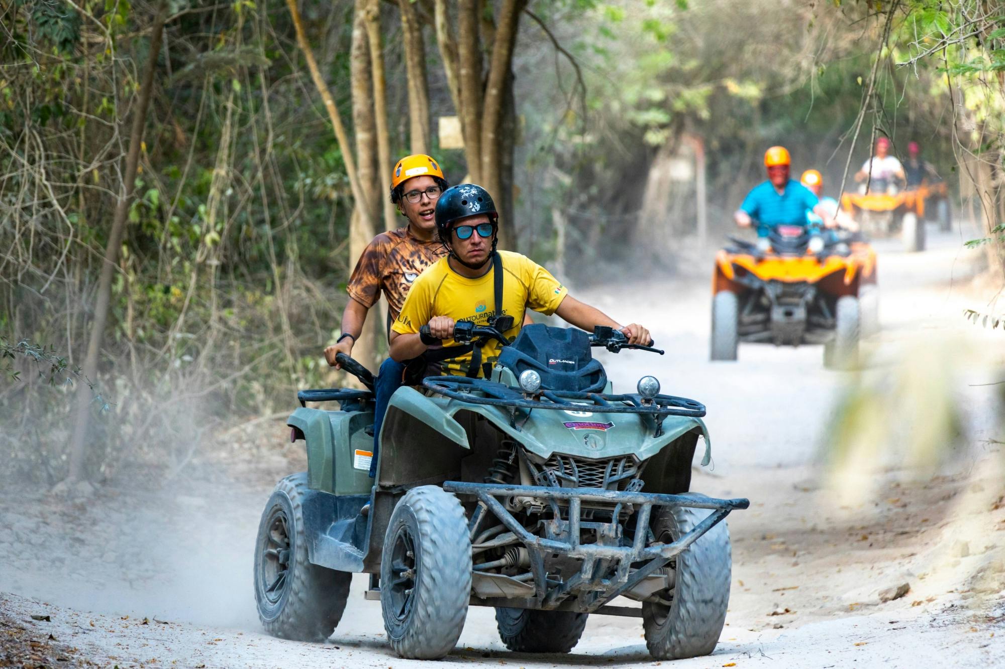 ATV Ride, Cenote and Catamaran Cruise from Cancun with Lunch