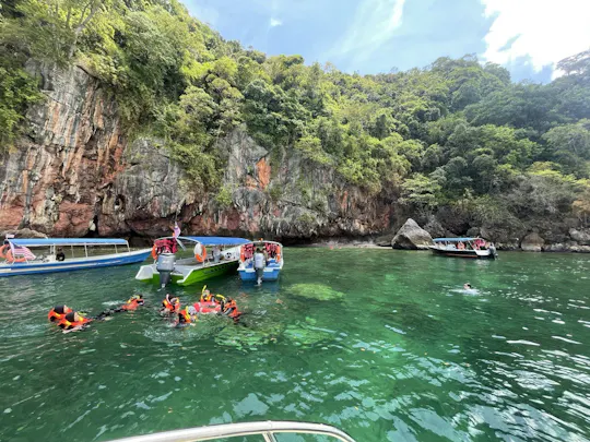 Crociera sul fiume mangrovie di Langkawi ed esperienza di snorkeling