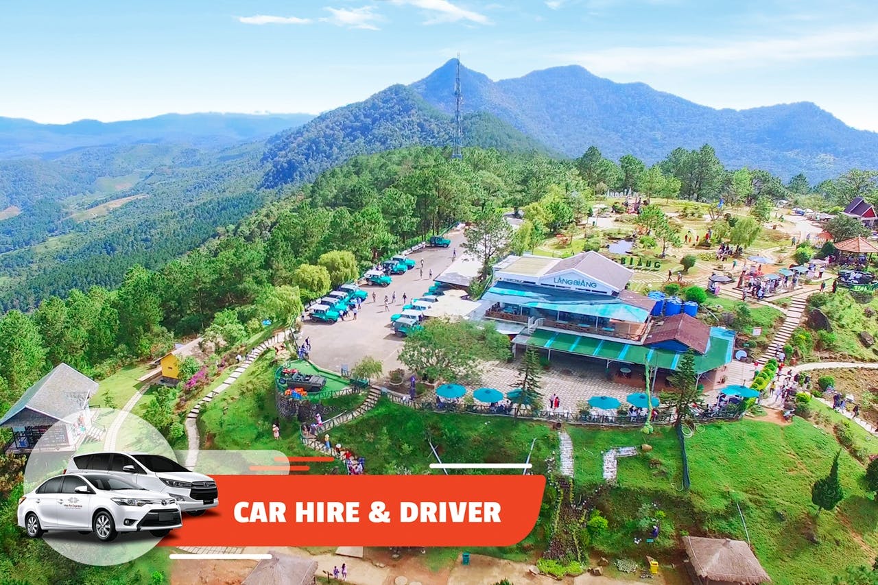 Private Transport from Da Lat City to Liang Biang, and Linh Phuoc