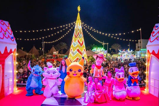 Passeio noturno festivo pela Feira de Natal e mercados de Arrecife