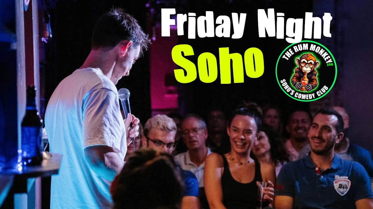 Vrijdagavond stand-up, live in het centrum van Soho