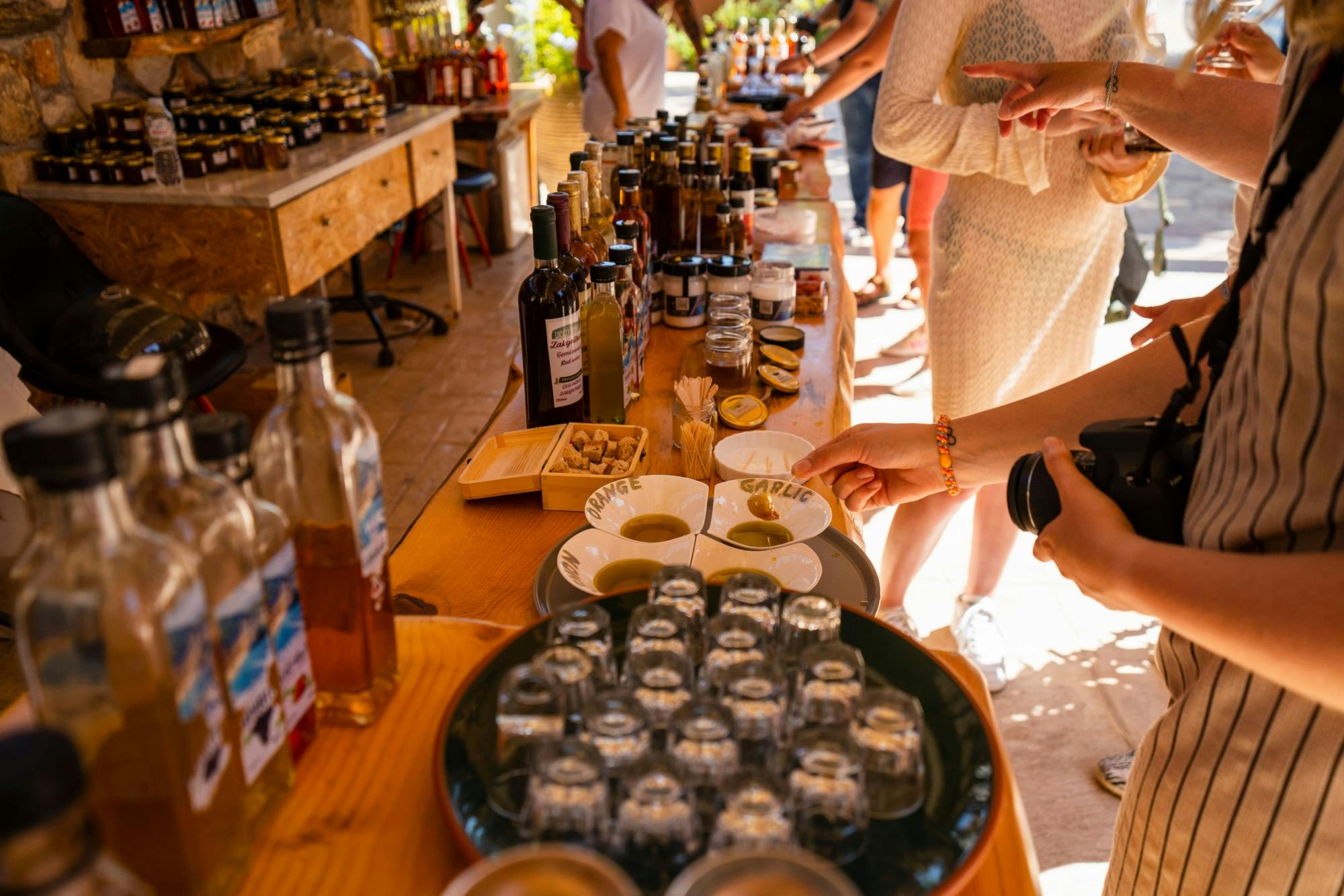 Rhodes traditional food and wine tour with a local guide