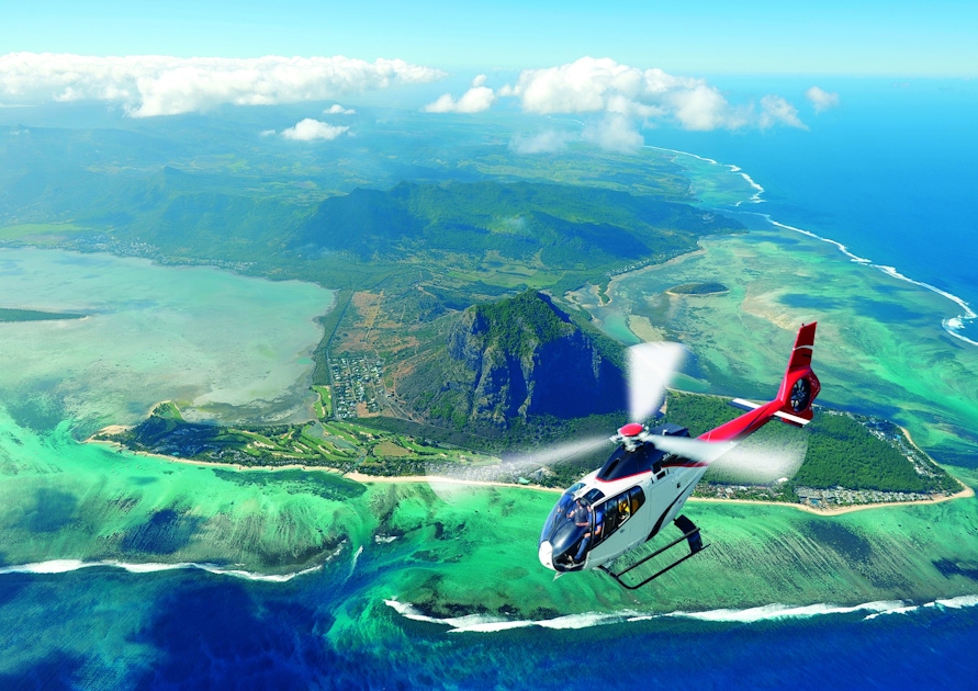 Helicopter rides in Mauritius Island Helicopter rides in Mauritius Island