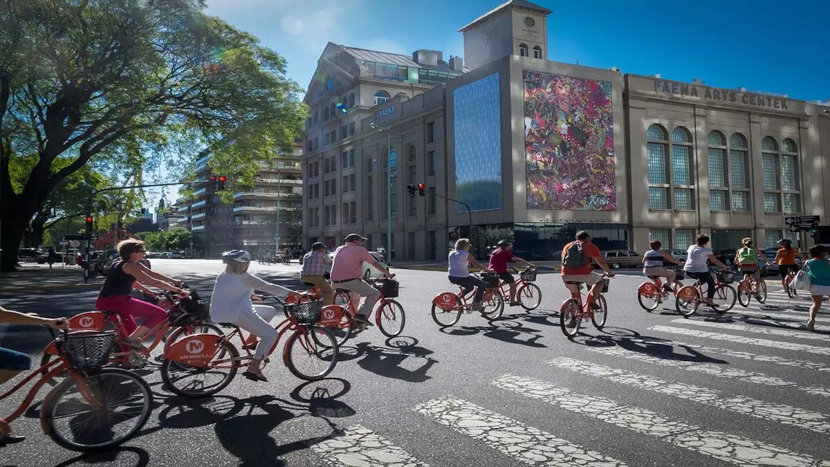 Recoleta en Palermo fietstocht in Buenos Aires