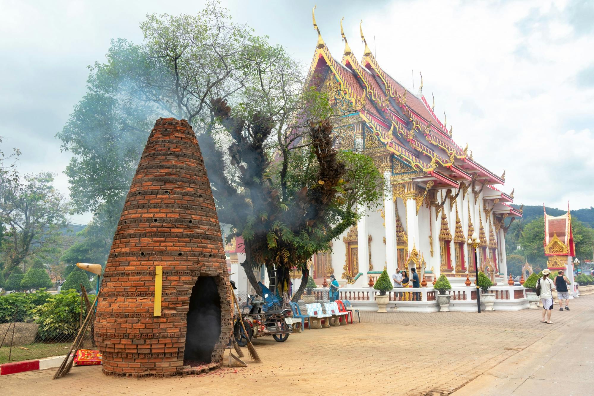 Phuket temple, farm and town tour with a local guide and lunch