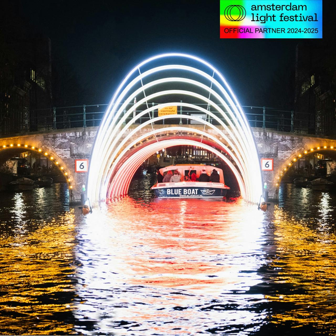 Croisière de 90 minutes pour le Festival des lumières d'Amsterdam