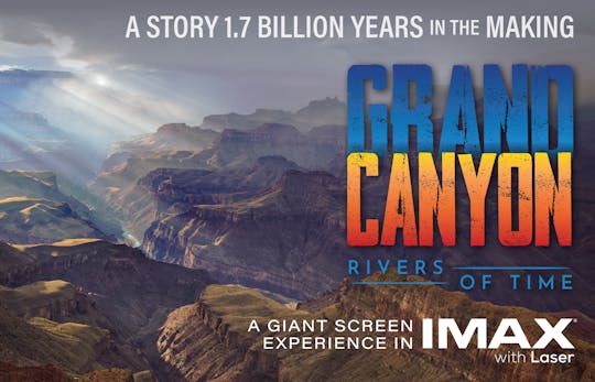 Bilhetes para o filme IMAX  "Grand Canyon: Rivers of Time" com almoço