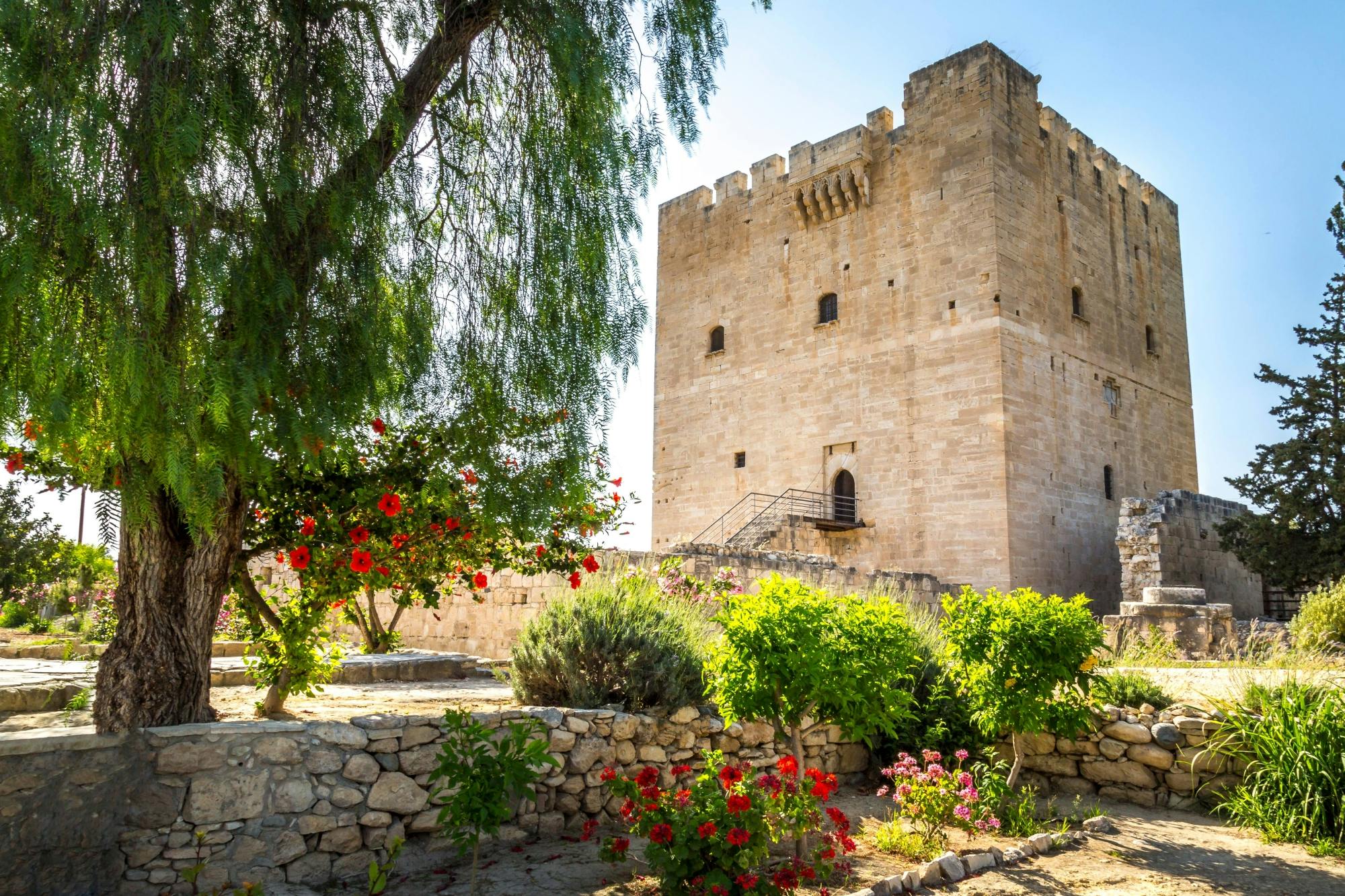 Kourion Ruïnes, Kolossi Kasteel en Wijnmakerij Bezoek