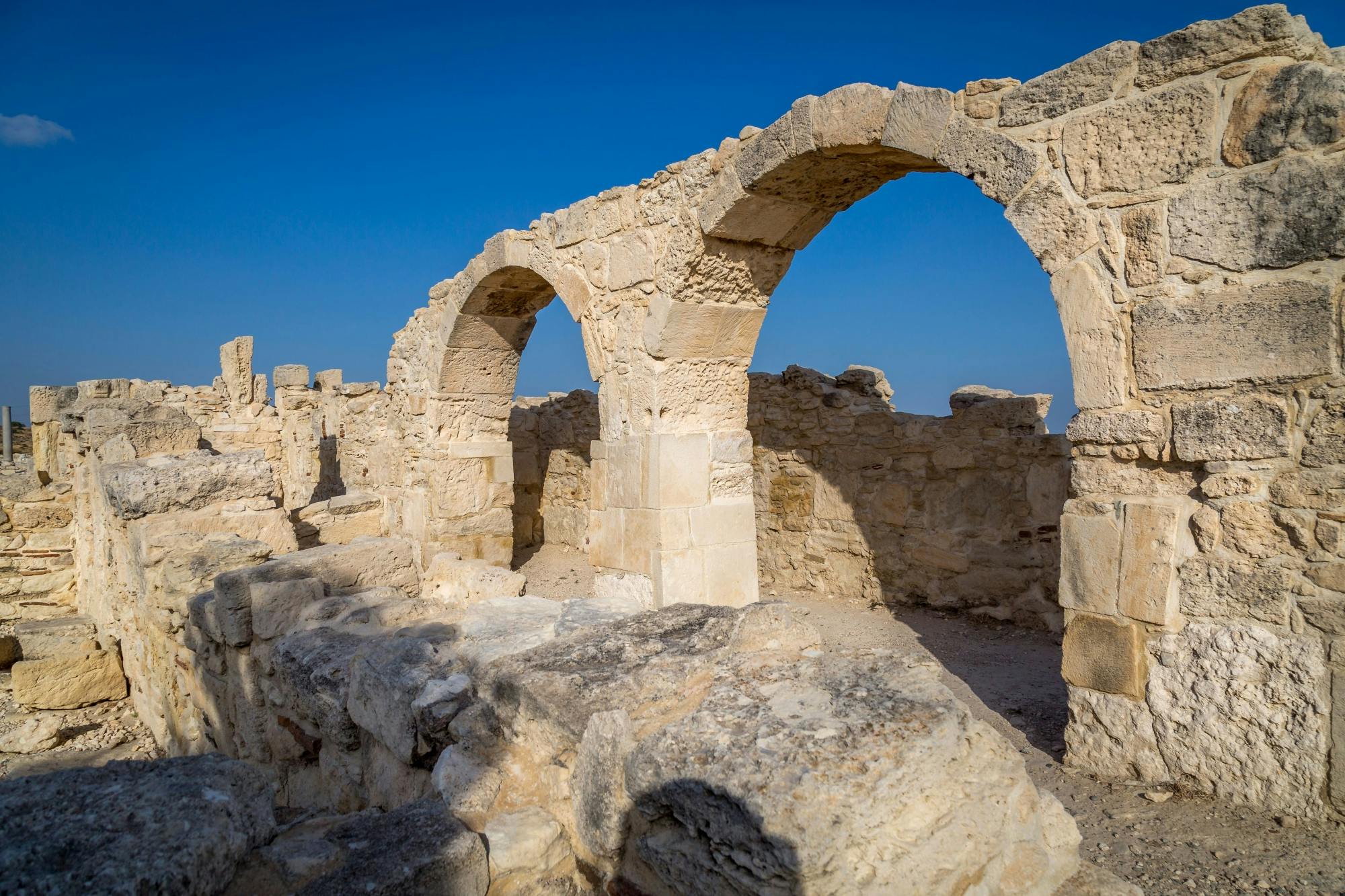 Ancient Kourion, Kolossi Castle, Omodos & Winery Small Group Tour