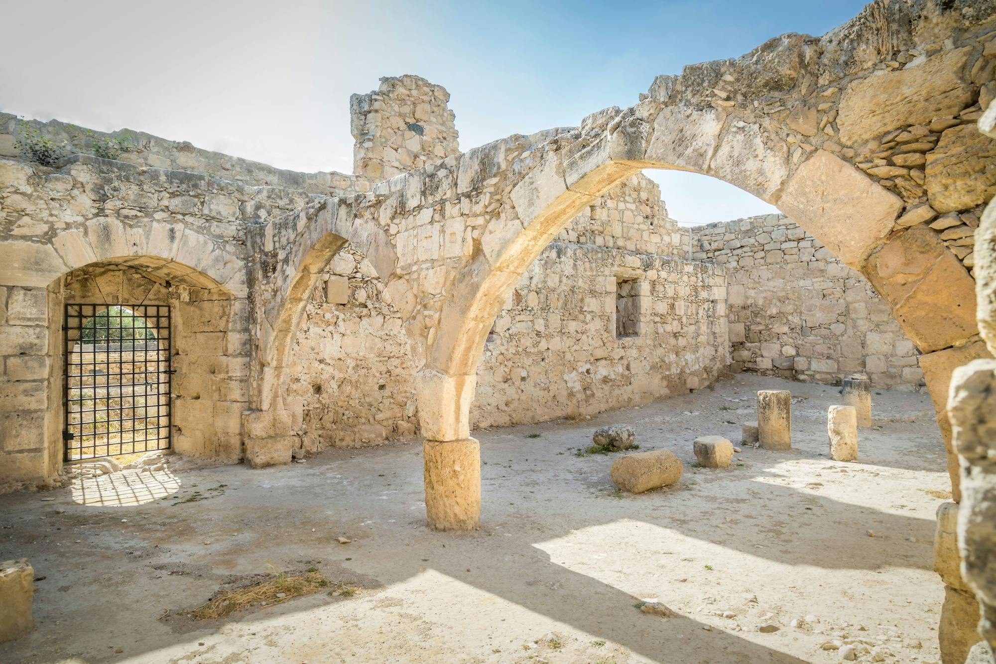 Ancient Kourion, Kolossi Castle, Omodos & Winery Small Group Tour