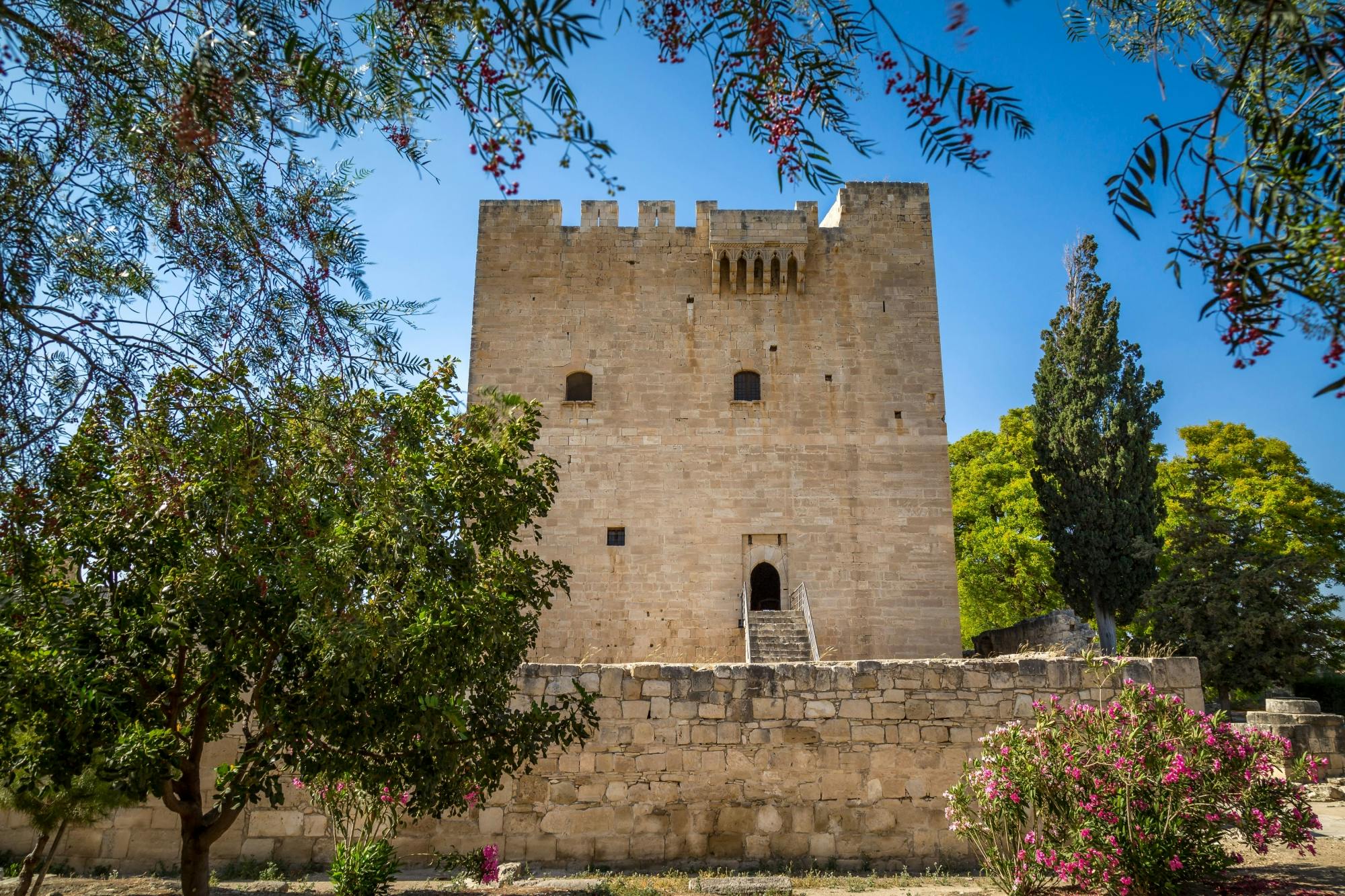 Ancient Kourion, Kolossi Castle, Omodos & Winery Small Group Tour