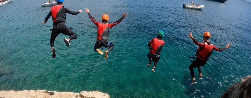 Coasteering at Cala Dragunara in Porto Conte Park from Alghero