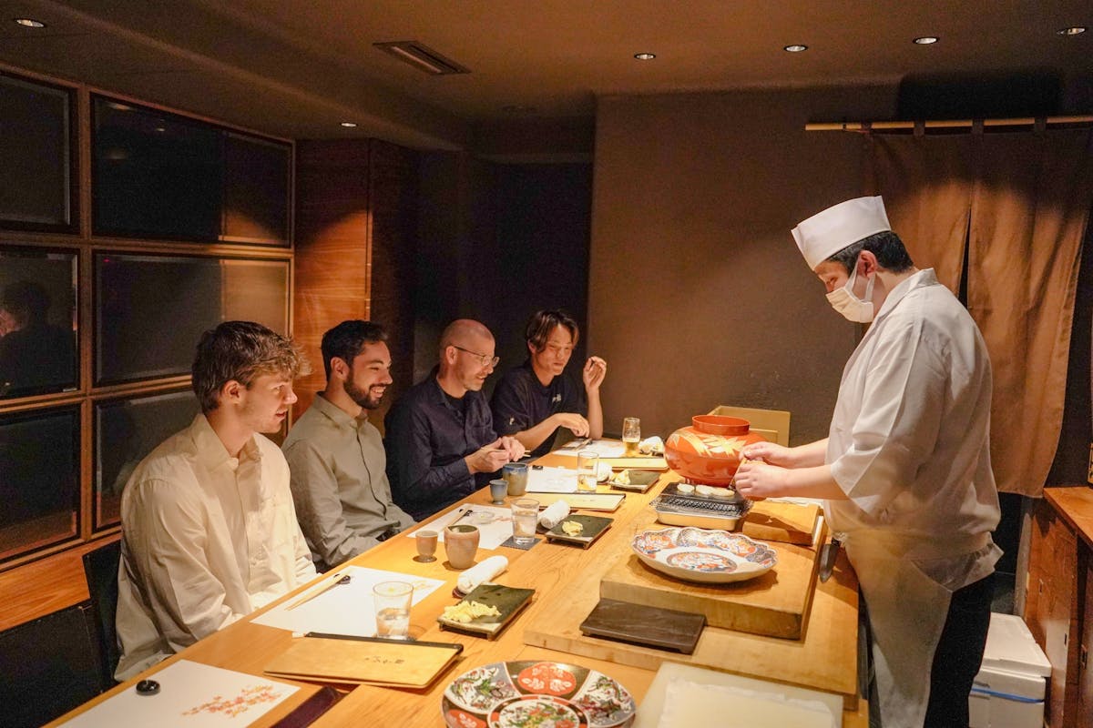 Ontdek sushi en tempura in de wijk Ginza in Tokio