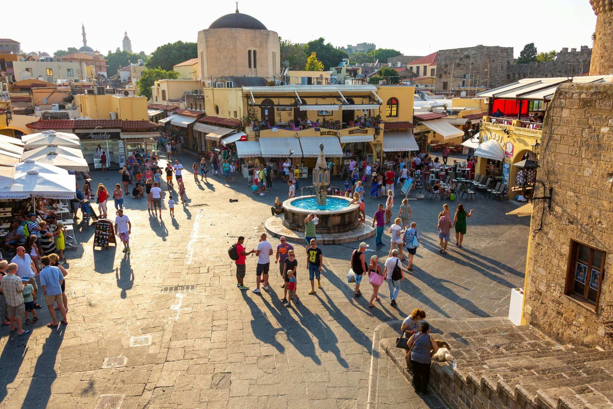 Rhodes Town Evening Tour with Meze Dinner