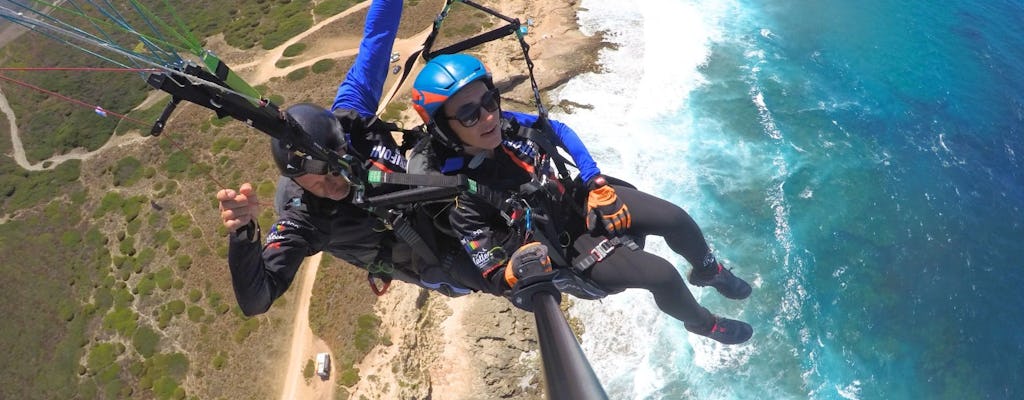 Castelsardo Tandem Paragliding Flight in Littigheddu