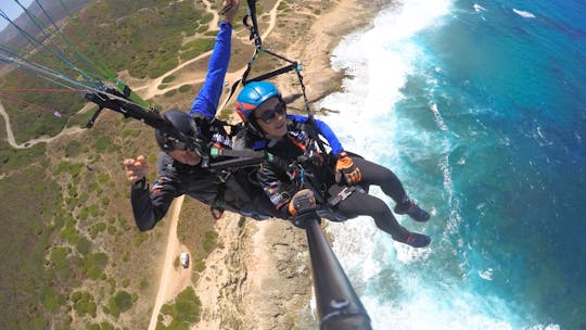 Castelsardo tandem-paraglidingvlucht in Littigheddu