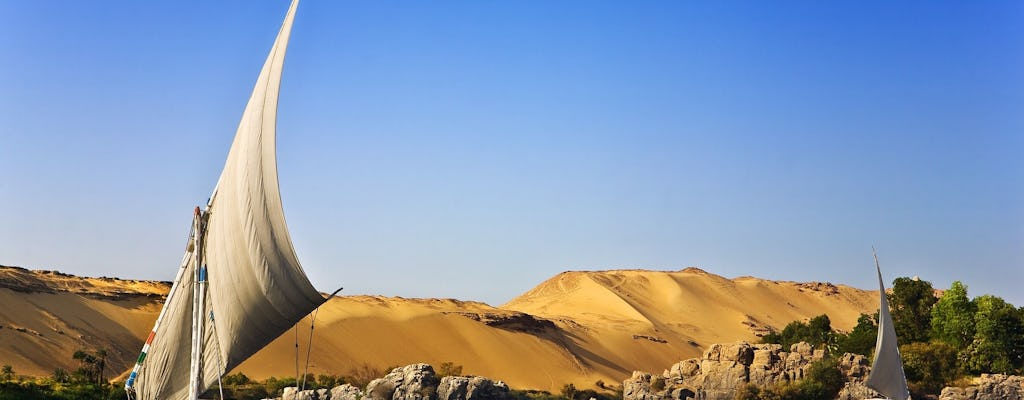 Visite d'Assouan avec expérience en felouque