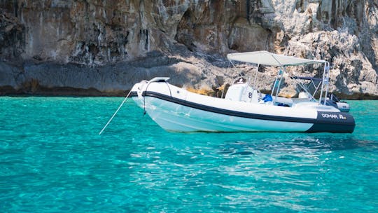 Boat Trip Between Cala Luna and Cala Goloritzé from Arbatax