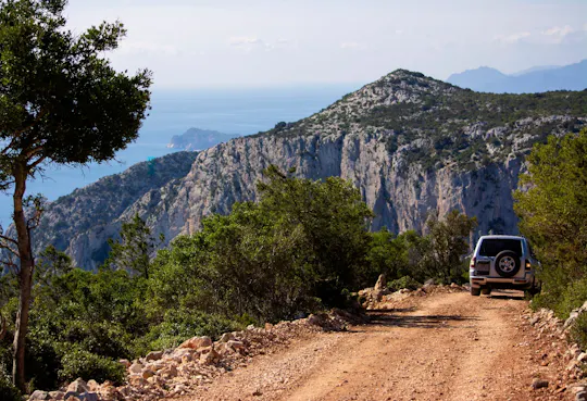 4x4 tour of the Golgo Plateau in Baunei from Arbatax
