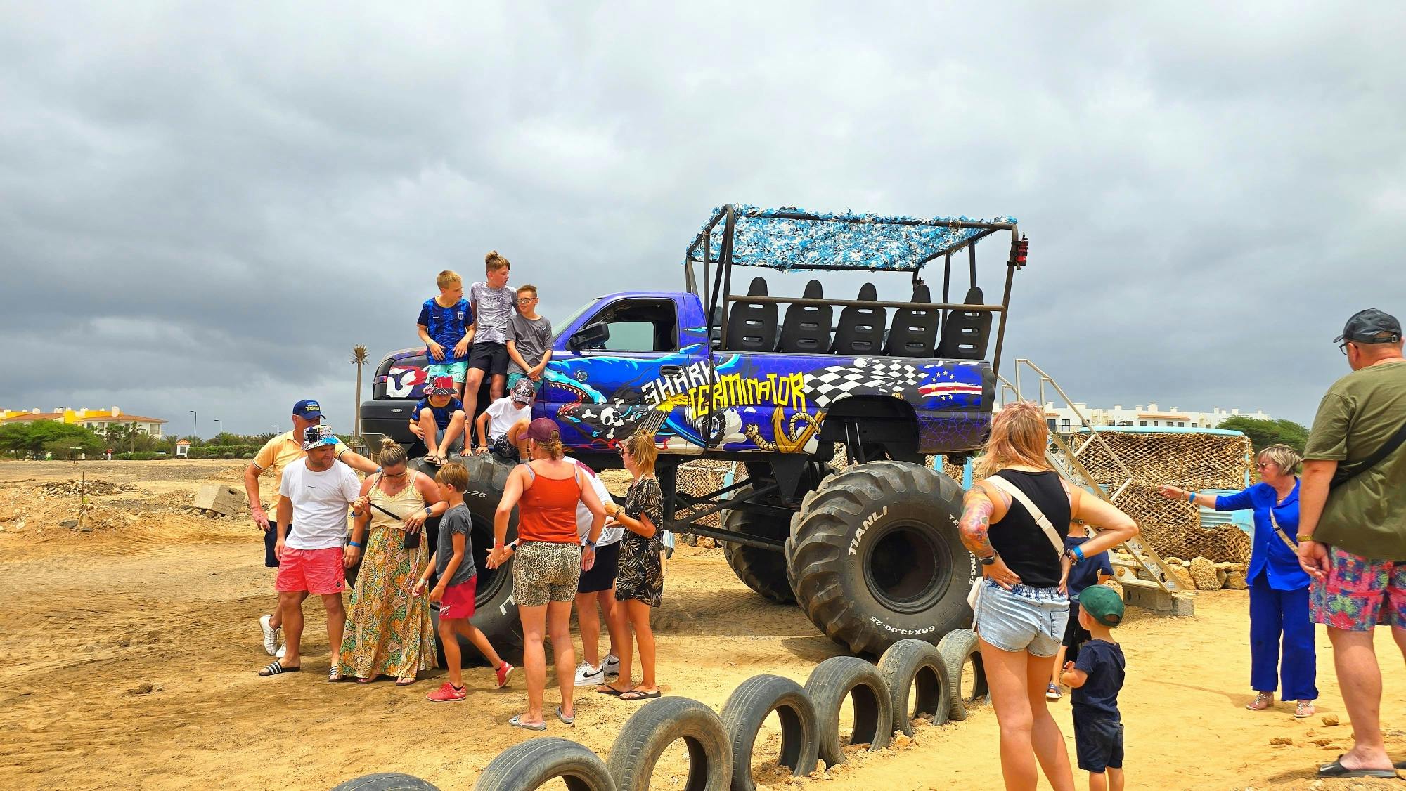 Monster truck ride from Sal in Cape Verde