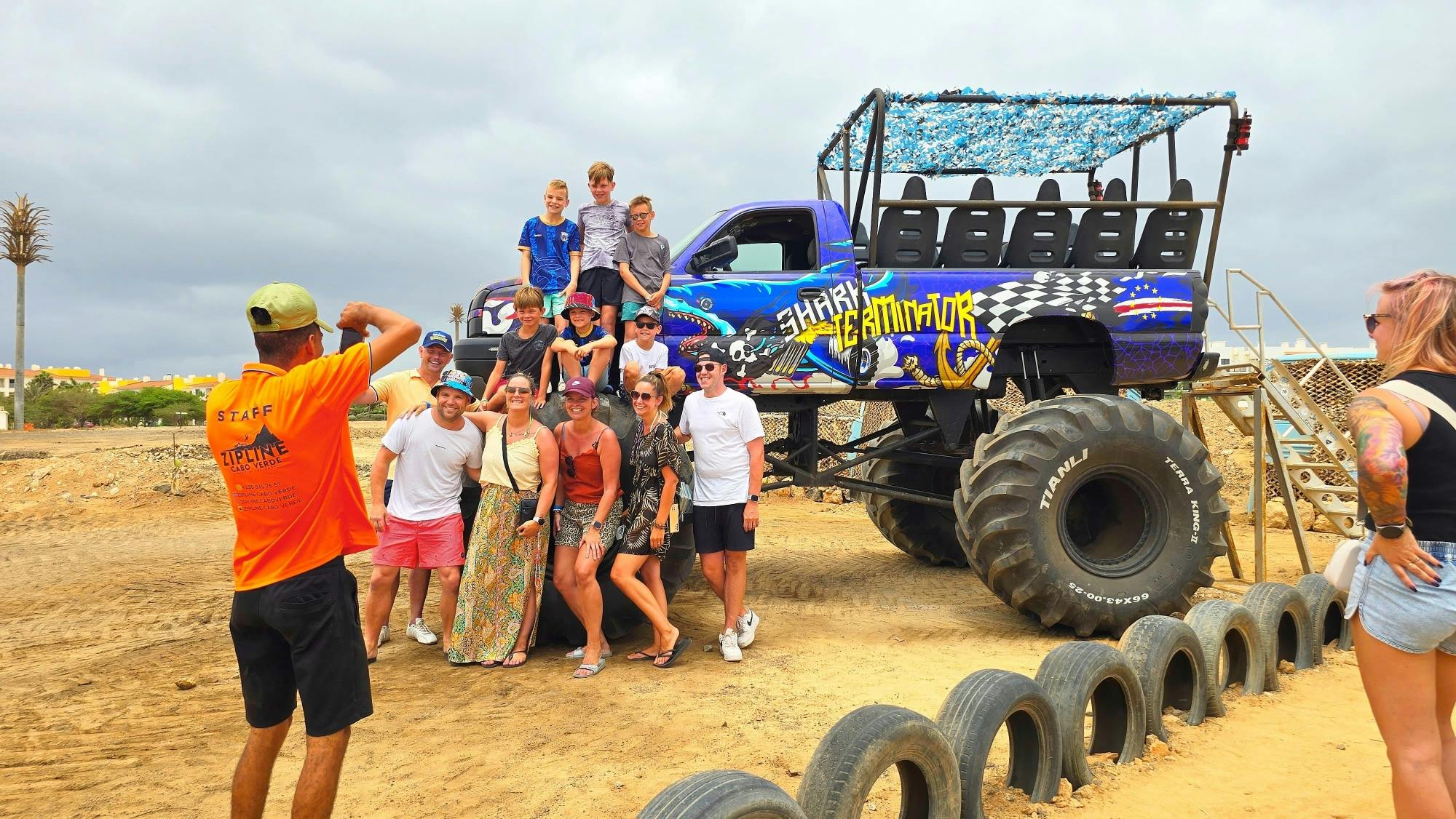 Monster truck ride from Sal in Cape Verde