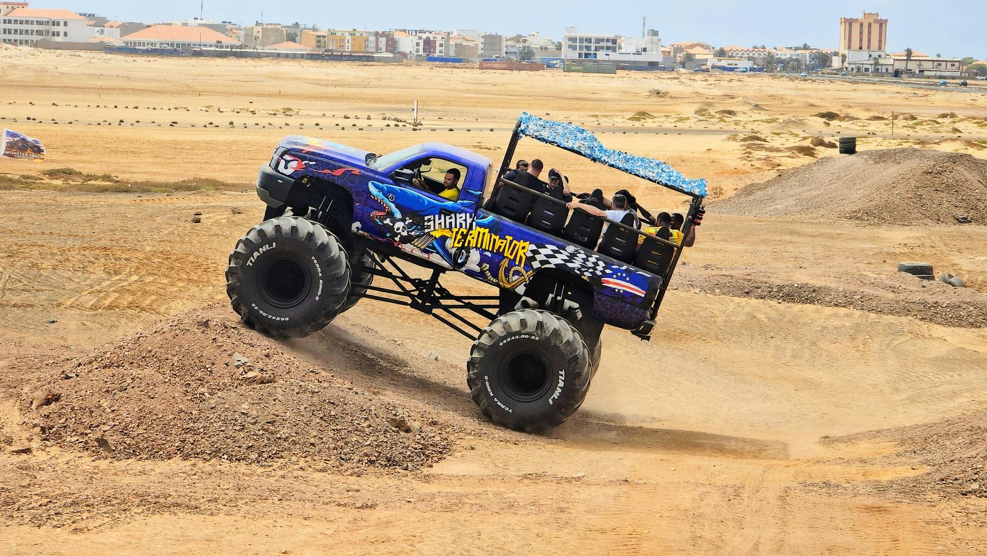 Monster truck ride from Sal in Cape Verde