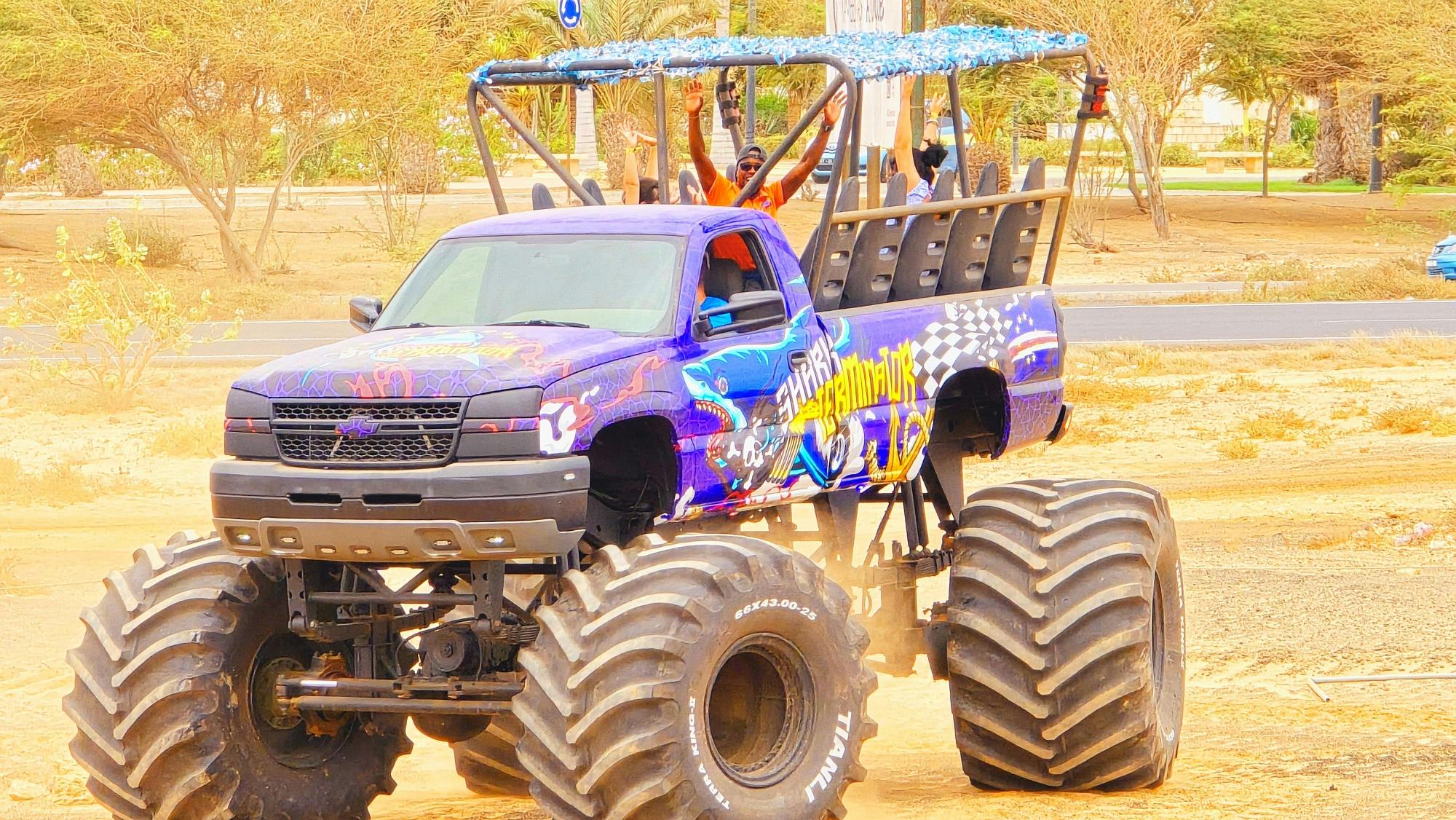 Monster truck ride from Sal in Cape Verde