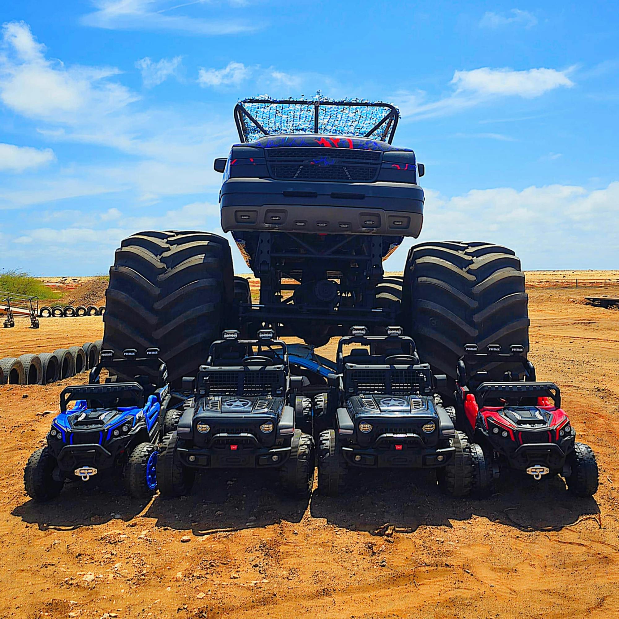 Monster truck ride from Sal in Cape Verde