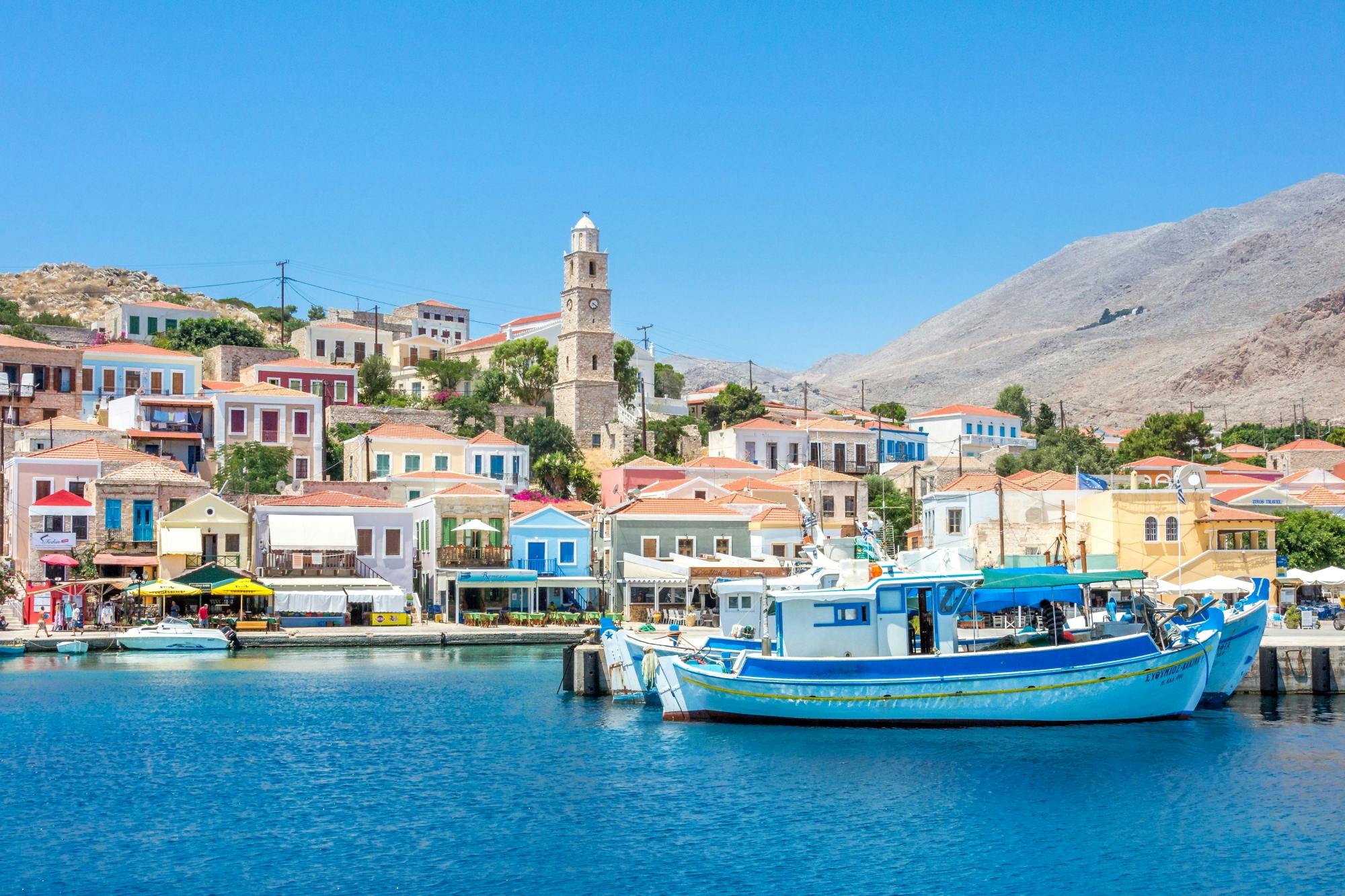 Chalki Island Boat Trip and Butterfly Valley Visit