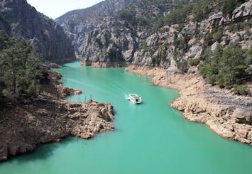 Croisière dans Green Canyon et le marché de Manavgat depuis Antalya