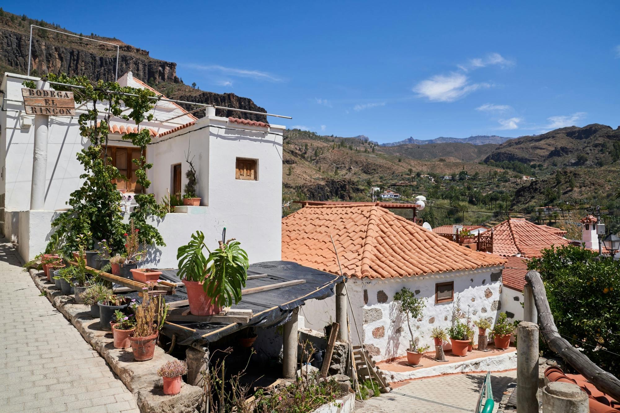 Roque Nublo Walk with Tapas in Fataga Village