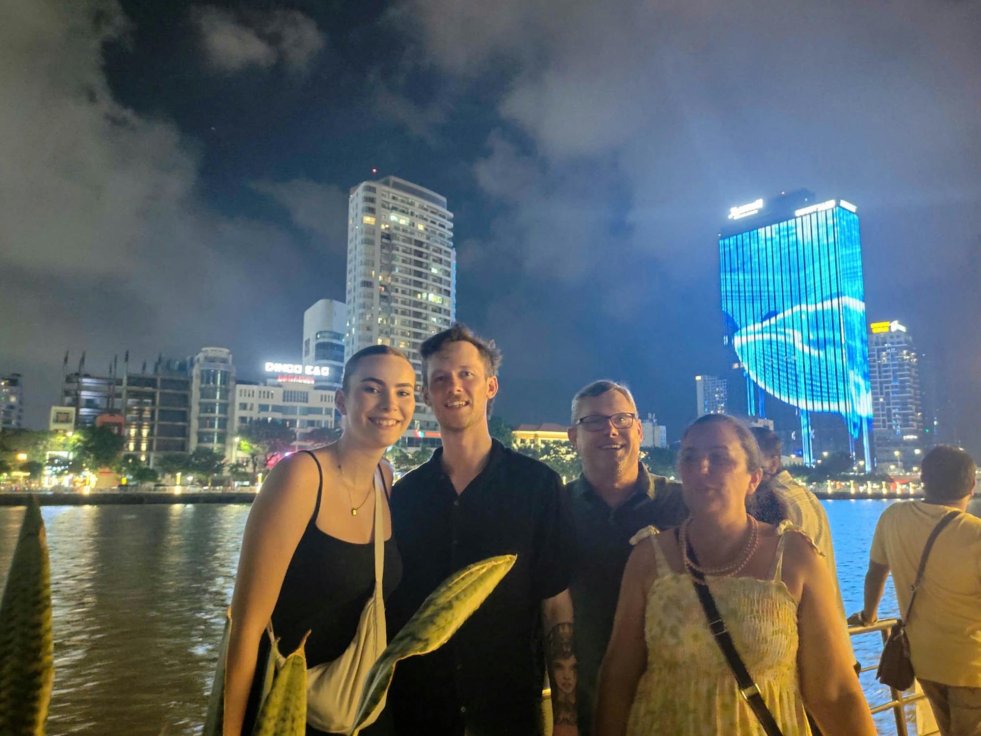 Da Nang nightlife tour and sun wheel ride experience with dinner